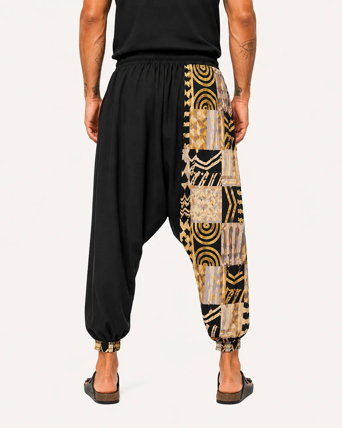 Calça Saruel Ouro Ancestral - costas