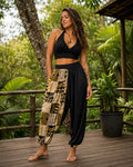 Calça Saruel Ouro Ancestral - lifestyle feminino