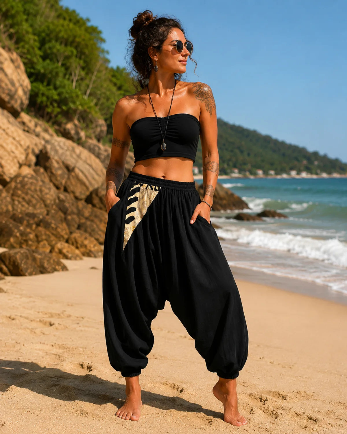 Calça Saruel Eclipse Tribal - lifestyle feminino praia